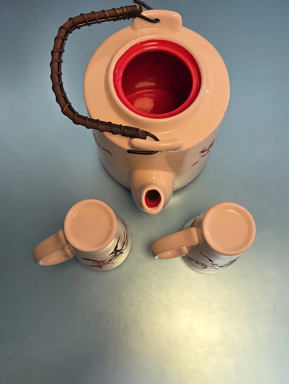 Beautiful Cherry Blossom Tea Set